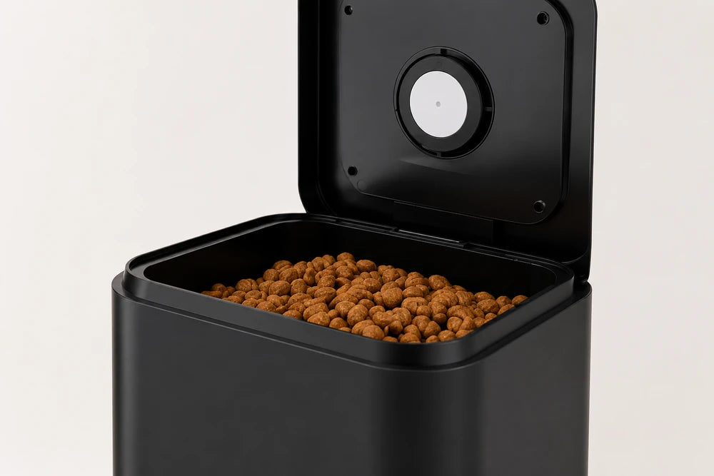 Smart Automatic Pet Feeder with App Control & Portion Scheduling